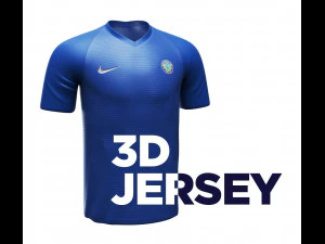 трикотажная рубашка с текстурами 4к 3D Модель