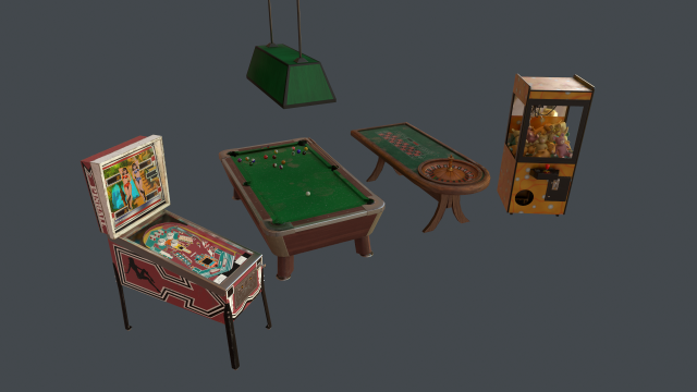 4k low-poly casino pack 3D Model in Casino Games 3DExport