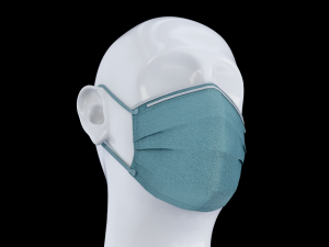medical - surgical face mask with dummy head Modelo 3D
