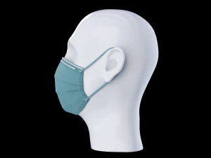 medisch - chirurgisch gezichtsmasker met nephoofd 3D Model