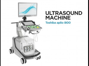 ultrasound machine - toshiba aplio i800  3D Model