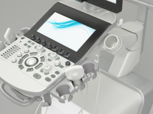 ultrasound machine - toshiba aplio i800 3D Model