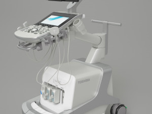 ultrasound machine - toshiba aplio i800 3D Model