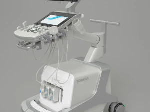 aparelho de ultrassom - toshiba aplio i800 Modelo 3D