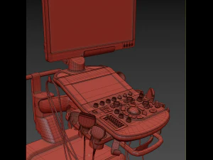 aparelho de ultrassom - toshiba aplio i800 Modelo 3D
