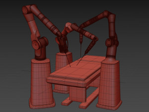 robot surgery machine 3D Model