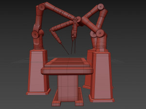 robot surgery machine 3D Model