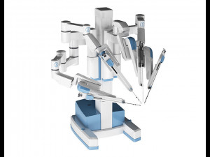 surgical robotic system da vinci si  3D Model