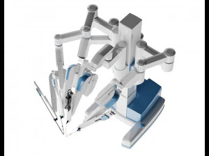 sistema rob&oacute;tico quir&uacute;rgico da vinci si Modelo 3D