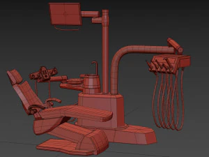 cadeira odontol&oacute;gica kavo primus 1058 Modelo 3D