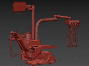 cadeira odontol&oacute;gica kavo primus 1058 Modelo 3D