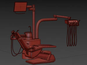 cadeira odontol&oacute;gica kavo primus 1058 Modelo 3D