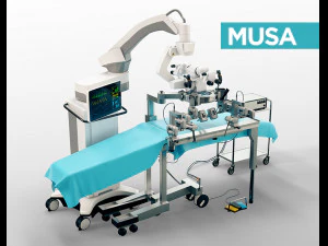 musa - m&aacute;quina m&eacute;dica de microcirurgia assistida por rob&ocirc; Modelo 3D
