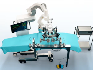 musa - robot assisted micro surgery medical machine 3D Model