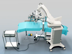 musa - robot assisted micro surgery medical machine 3D Model