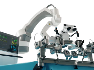 musa - robot assisted micro surgery medical machine 3D Model