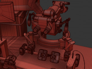 musa - robot assisted micro surgery medical machine 3D Model
