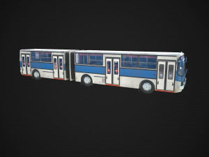 ikarus bus low-poly 3D Model
