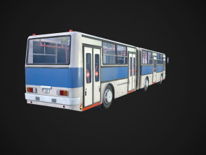 ikarus bus low-poly 3D Model
