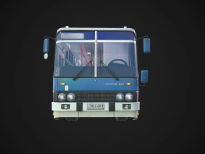 ikarus bus low-poly 3D Model