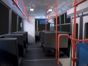 ikarus bus low-poly 3D Model