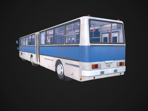 ikarus bus low-poly 3D Model