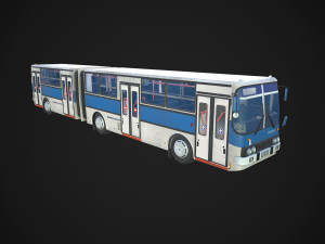 ikarus bus low-poly 3D Model