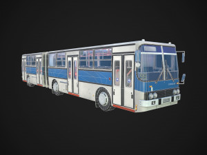 ikarus bus low-poly 3D Model