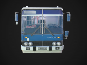 ikarus bus low-poly 3D Model