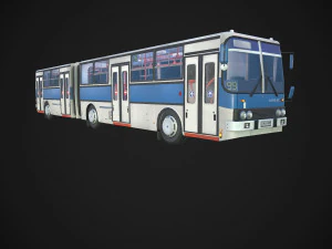 ikarus bus low-poly 3D Model