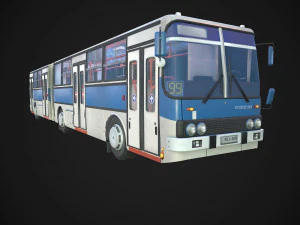 ikarus bus low-poly 3D Model
