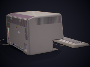 apple macintosh xl old computer low-poly 3D Model