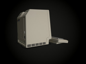 apple macintosh 128k retro computer low-poly 3D Model