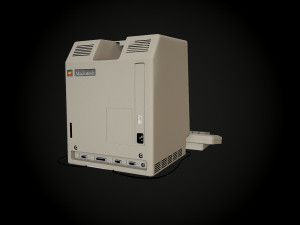 apple macintosh 128k retro computer low-poly 3D Model