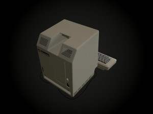 apple macintosh 128k retro computer low-poly 3D Model