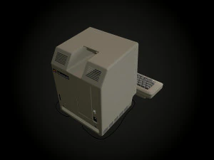apple macintosh 128k retro computer low-poly 3D Model