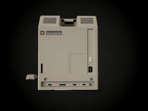apple macintosh 128k retro computer low-poly 3D Model