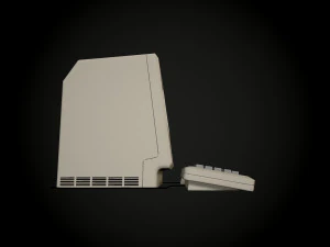 apple macintosh 128k retro computer low-poly 3D Model