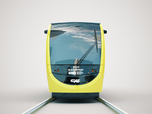 caf urbos tram 4k texture pbr ready low-poly Modelo 3D