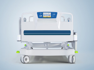 modern hospital bed 3D Model