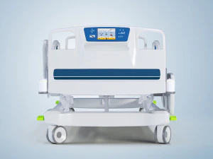 cama de hospital moderna Modelo 3D