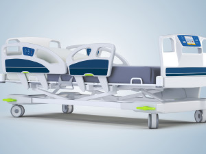modern hospital bed 3D Model