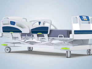 cama de hospital moderna Modelo 3D