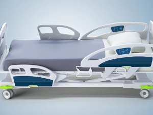cama de hospital moderna Modelo 3D