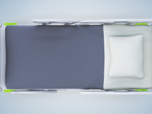 modern hospital bed 3D Model