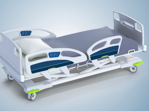 modern hospital bed 3D Model