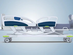 cama de hospital moderna Modelo 3D