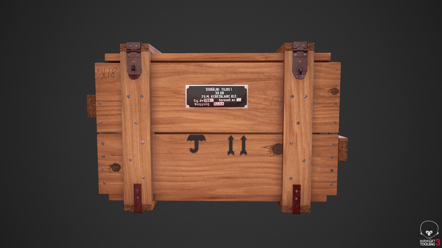 Old Match Box free VR / AR / low-poly 3D model