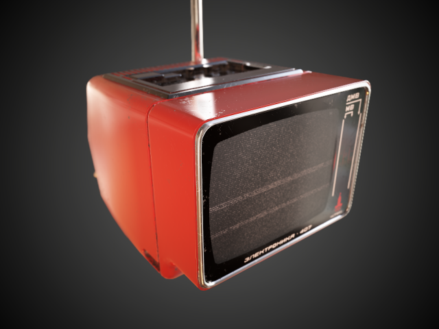 3D model Old Classic Vintage Radio VR / AR / low-poly