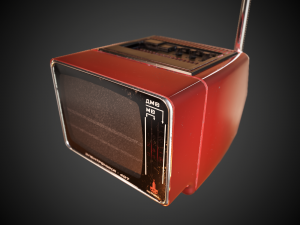 game ready ar vr old russian tv 4k textures low-poly 3D Model